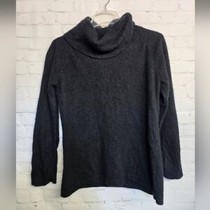 Jones New York/ Black Cowl Neck 100% Cashmere Sweater